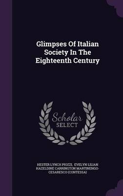 GLIMPSES OF ITALIAN SOCIETY IN