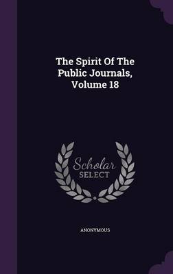 SPIRIT OF THE PUBLIC JOURNALS