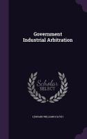 Government Industrial Arbitration