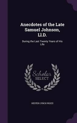 ANECDOTES OF THE LATE SAMUEL J