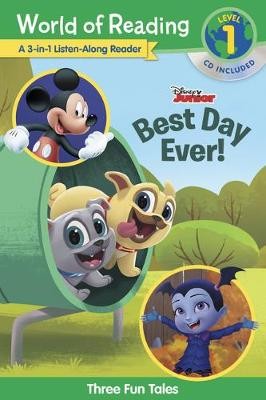 World of Reading World of Reading: Disney Jr.'s Best Day Ever! 3-in-1 Listen-Along Reader (Level 1)