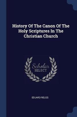 HIST OF THE CANON OF THE HOLY