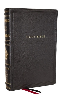 RSV Personal Size Bible with Cross References, Black Leathersoft, Thumb Indexed, (Sovereign Collection)