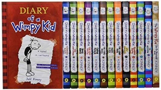 Kinney, J: Diary of a Wimpy Kid Box of Books 1-13 + DIY (Exp