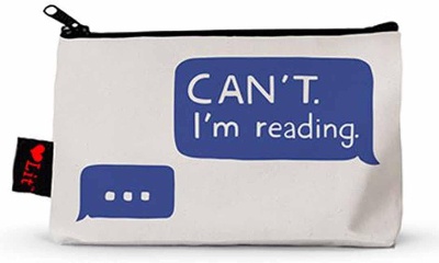 Can't. I'm Reading Pencil Pouch