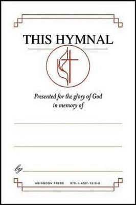 United Methodist Hymnal Bookplates ""In memory of..."" (Pkg