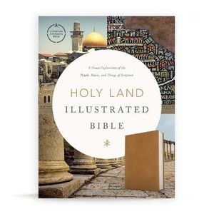 CSB Holy Land Illustrated Bible, Ginger LeatherTouch