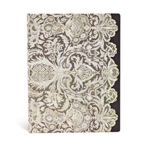 Paperblanks Ultra 5 jaren dagboek Lace Allure - Ivory Veil