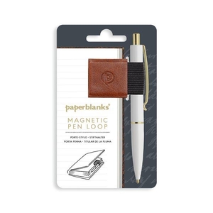 Paperblanks Magnetic Pen Loop Saddle Brown
