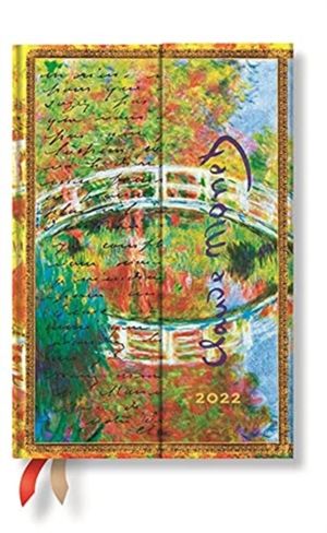 Paperblanks Diary Mini Horizontal Monet Bridge Letter To Morisot Agenda 2022