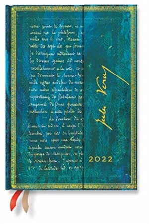 Paperblanks Diary Midi Horizontal  Verne Twenty Thousand Leagues Agenda 2022