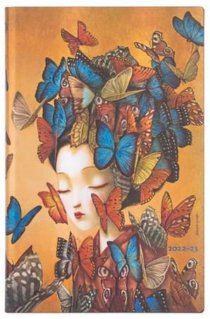 Madame Butterfly Maxi Vertical Flexi 18M 2022-2023 Agenda Paperblanks