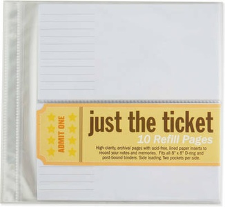 Just the Ticket Refill-Sheets 10pk