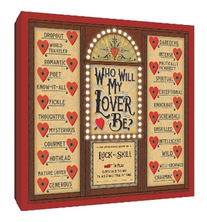 Who Will My Lover Be? Game Box