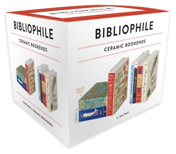Bibliophile Ceramic Bookends