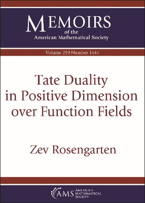 Tate Duality in Positive Dimension over Function Fields