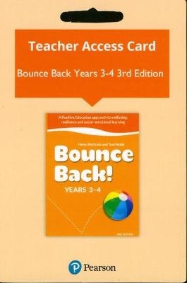Bounce Back! Years 3-4 eBook (Access Card)
