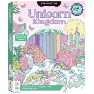 Kaleidoscope Colouring Kit Pastel Unicorns and More