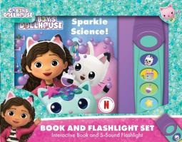 Gabby Sparkle Science Book & 5 Sound Flashlight Set