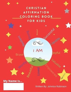 Christian Affirmation Coloring Books for Kids