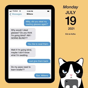 Texts From Mittens Day-to-day Kalender 2021