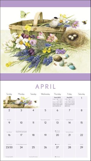 Marjolein Bastin Nature's Inspiration 2023 Deluxe Wall Calendar With Print