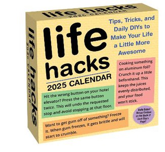 Life Hacks 2025 Day-to-Day Calendar