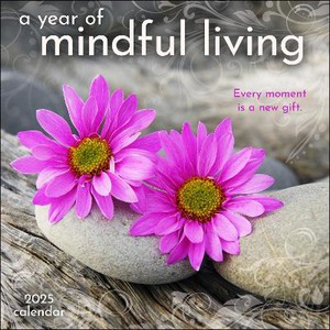A Year of Mindful Living 2025 Wall Calendar