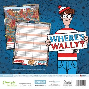 Where's Wally Household Planner Kalender 2021