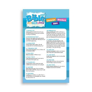 Bible Skills Drills and Thrills: Blue Cycle - CSB Verse Cards