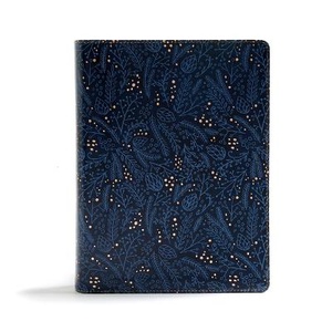 CSB Study Bible, Navy LeatherTouch