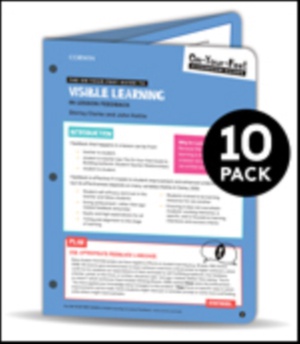 BUNDLE: Clarke: The On-Your-Feet Guide to Visible Learning: In-Lesson Feedback: 10 Pack