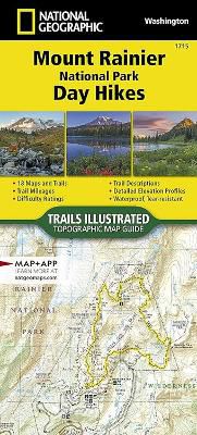 Mount Rainier National Park Day Hikes Map