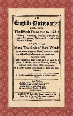 An English Dictionary (1676)