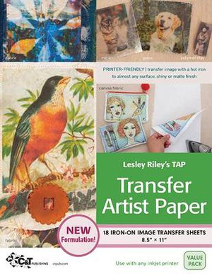 Lesley Riley's TAP Transfer Artist Paper, 18 Sheet Pack