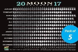 2017 Moon Calendar Card (5-Pack)
