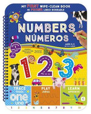 My First Wipe-Clean Book: Numbers (Bilingual)