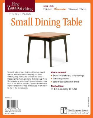 Fine Woodworking's Dining Table Plan