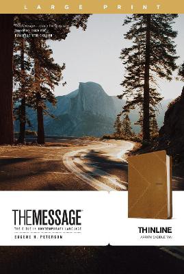 The Message Thinline, Large Print, Arrow Saddle Tan