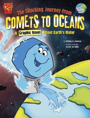 The Shocking Journey from Comets to Oceans