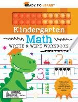 Ready to Learn Kindergarten Math Write & Wipe Workbook with Popper