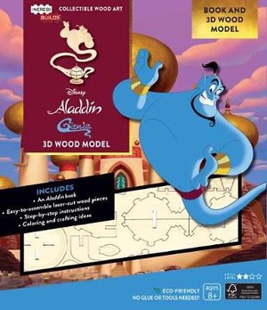 IncrediBuilds Disney’s Aladdin: Genie Book and 3D Wood Model