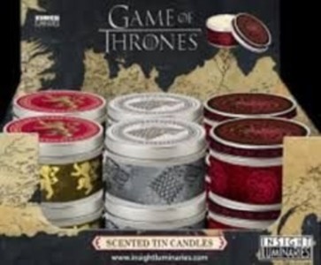 Game of Thrones: Mixed Scent Tin Candles 12-pack