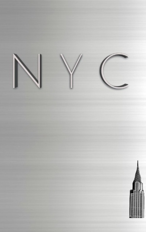 NYC Chrysler building Silver sleek $ir Michael creative blank journal