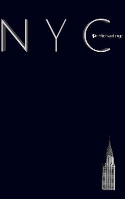 NYC Chrysler building midnight black grid style page notepad $ir Michael Limited edition