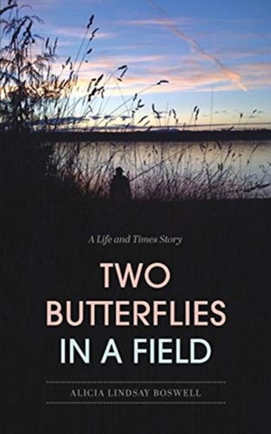 Two Butterflies In A Field