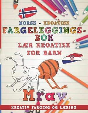 Fargeleggingsbok Norsk - Kroatisk - L