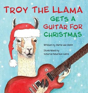 Troy the Llama Gets a Guitar for Christmas