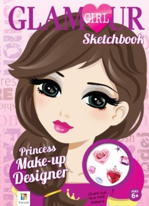Princess Make-up Designer Glamour Girl Sketchbook