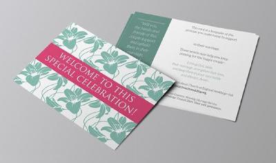 Wedding Guest Card (pack of 20)
